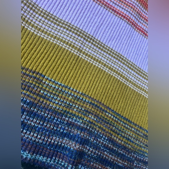 ANTHROPOLOGIE Colorful Striped Knit Sweater Dress - Picture 4 of 9